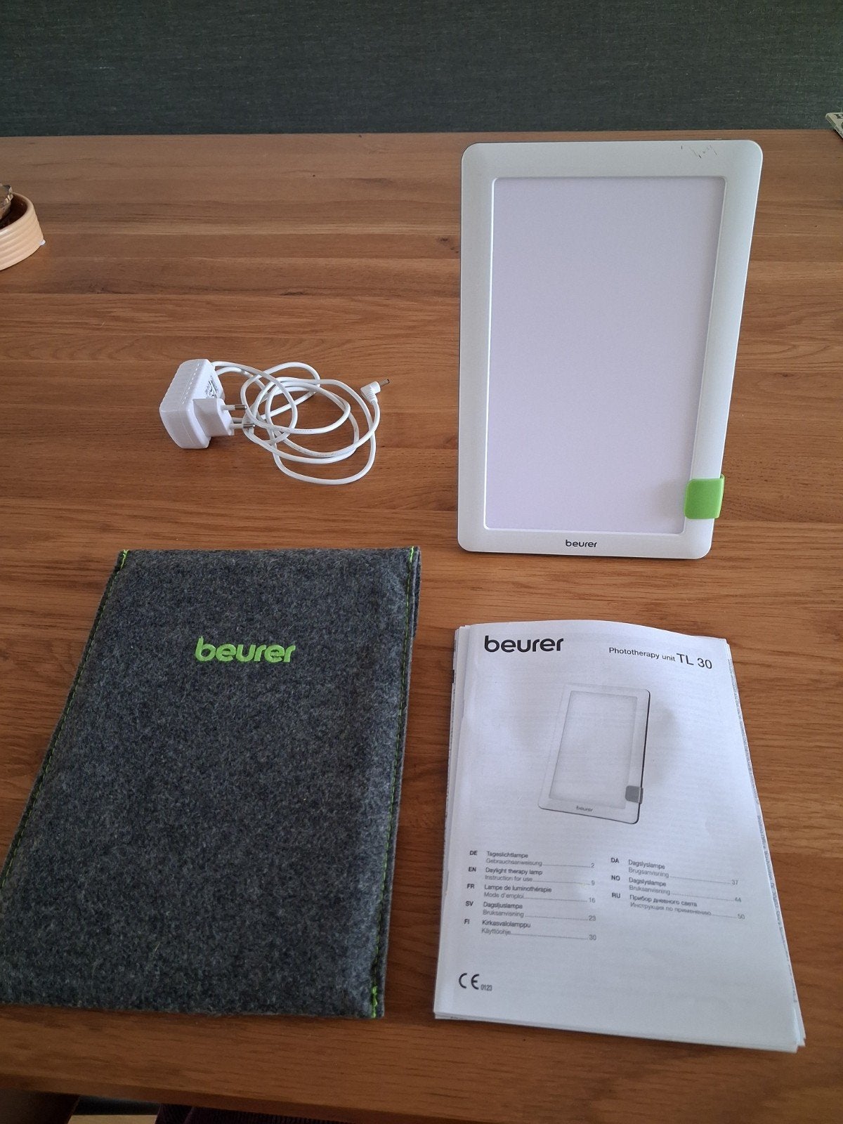 Beurer TL 30 Lichttherapie Daglichtlamp met Hoes, Ophalen of Verzenden, Gebruikt