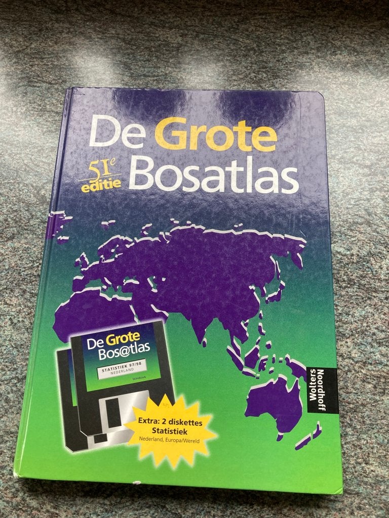 Bosatlas, Gelezen, Bosatlas, Ophalen of Verzenden, 1800 tot 2000