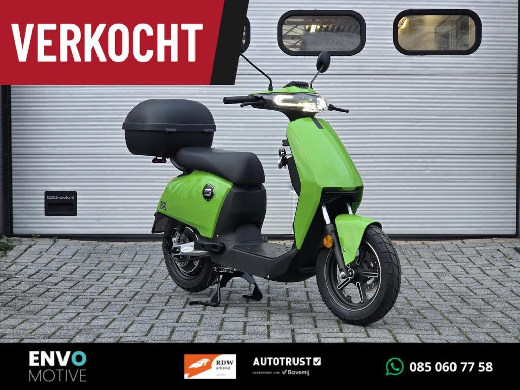 SUPER SOCO CUx Elektrische Bromscooter NIEUW/LED/ALARM/USB, SUPER SOCO, Nieuw, SUPER SOCO
