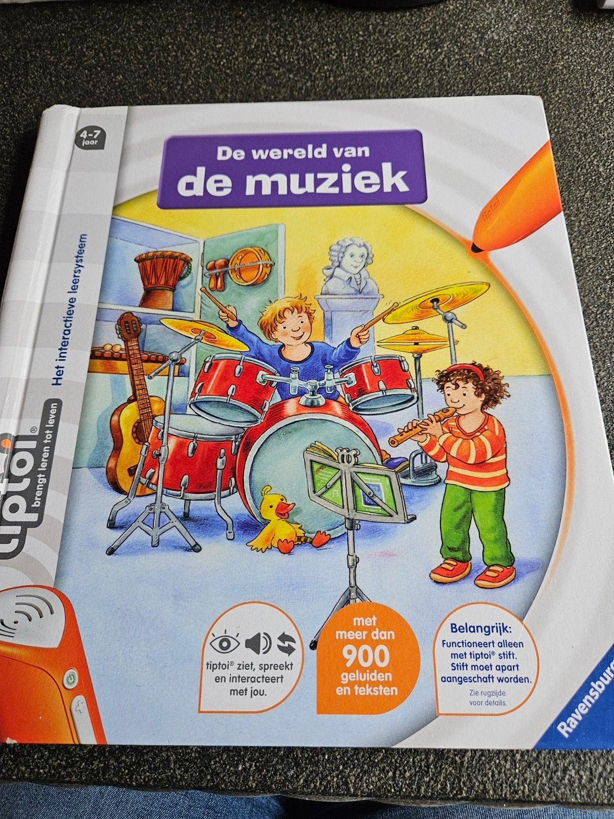 Tiptoi: De wereld van de muziek (4-7 jaar), Ophalen of Verzenden, Zo goed als nieuw, Instrument, Ravensburger