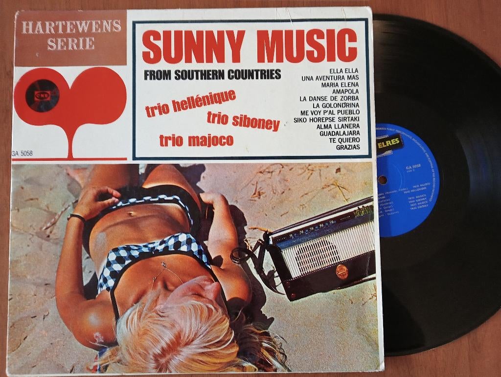 Sunny Music From Southern Countries (LP CNR), Complilatie, Ophalen of Verzenden, Gebruikt, 12 inch