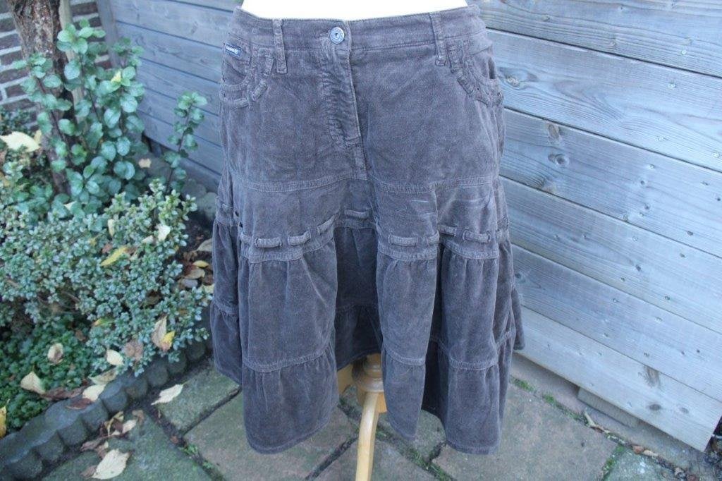 Rok bruin rib Scapa Sports mt 40 Vaste prijs AANBIEDING, Maat 38/40 (M), Scapa, Bruin, Ophalen of Verzenden