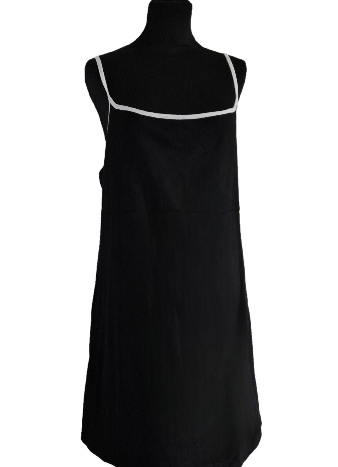 H&M katoenen jurk, H&M, Zwart, Maat 46/48 (XL) of groter, Nieuw