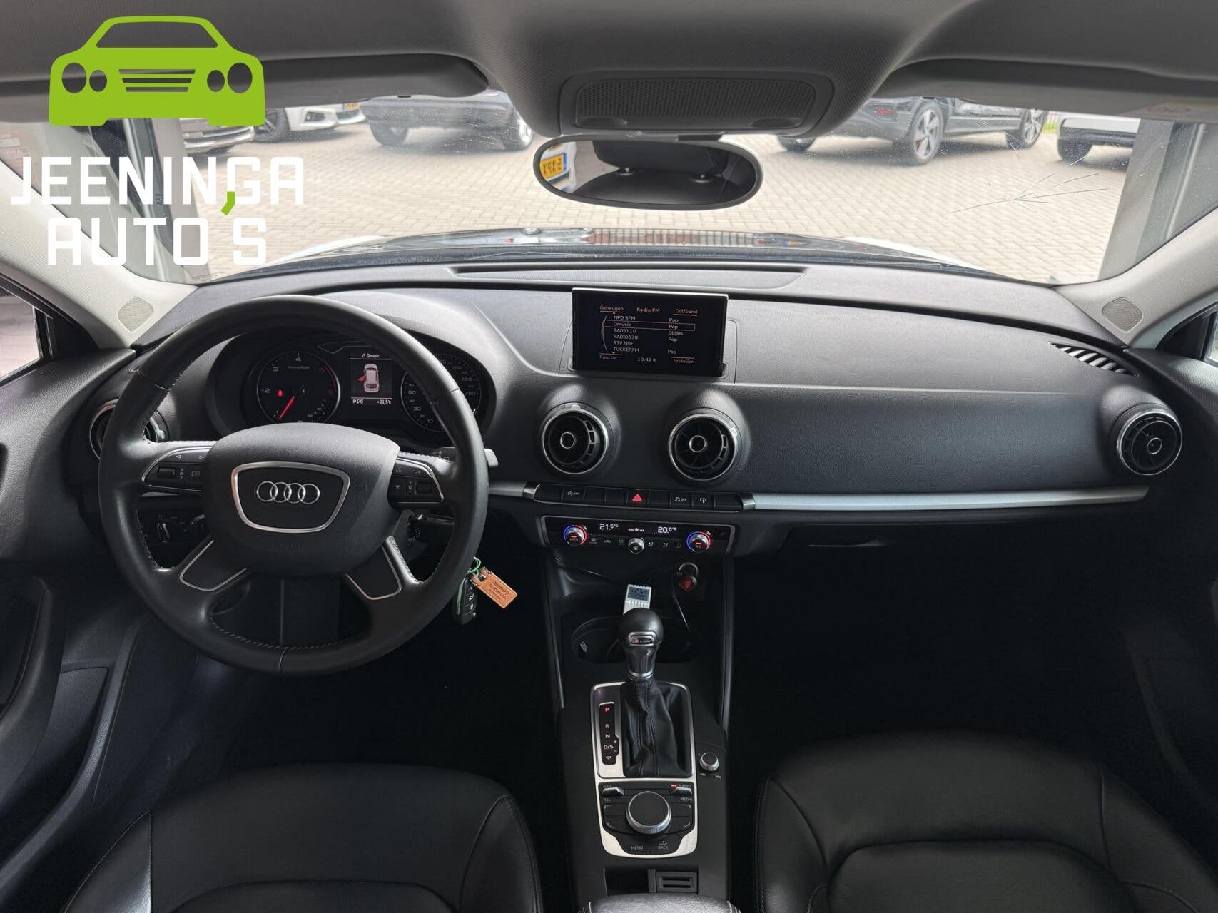 Audi A3 Sportback 1.6 TDI Ambition Pro Line S |Leer|Navi|Cli, Euro 5, Gebruikt, Zwart, 4 cilinders