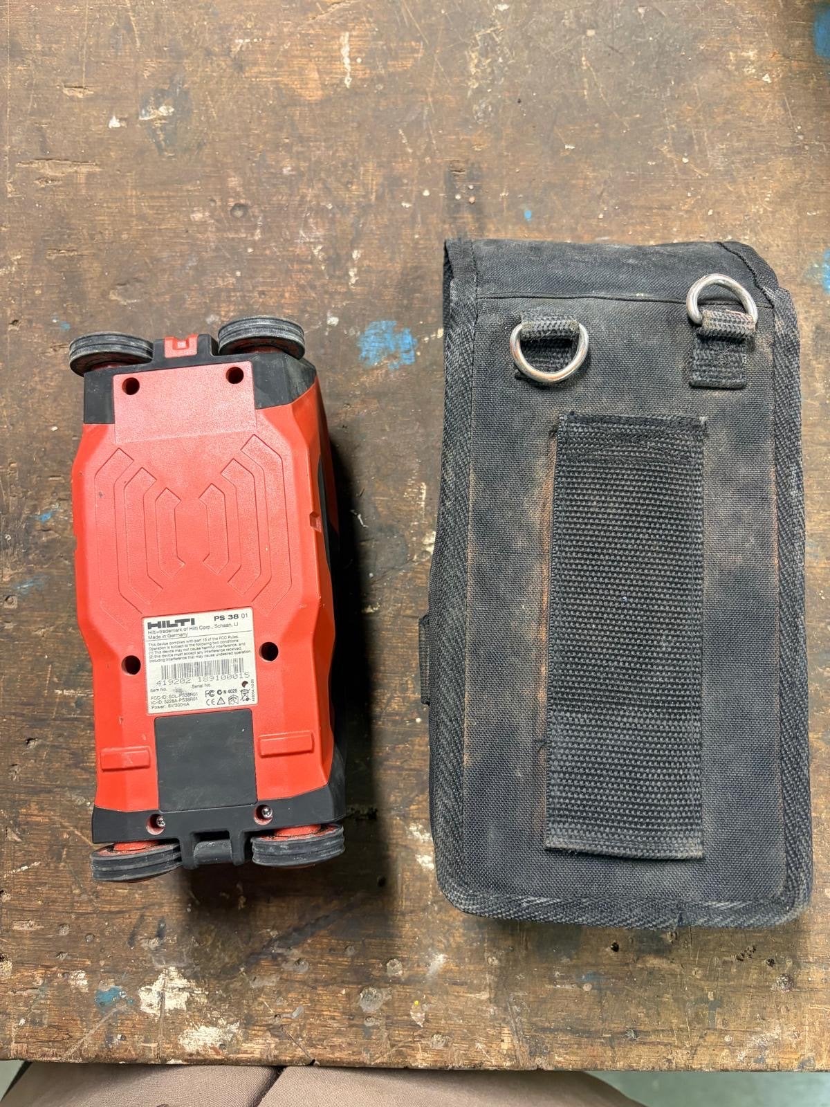 Hilti PS 38 Radar Detector met Hoes, Doe-het-zelf en Verbouw, Ophalen of Verzenden, Gebruikt, Overige meters