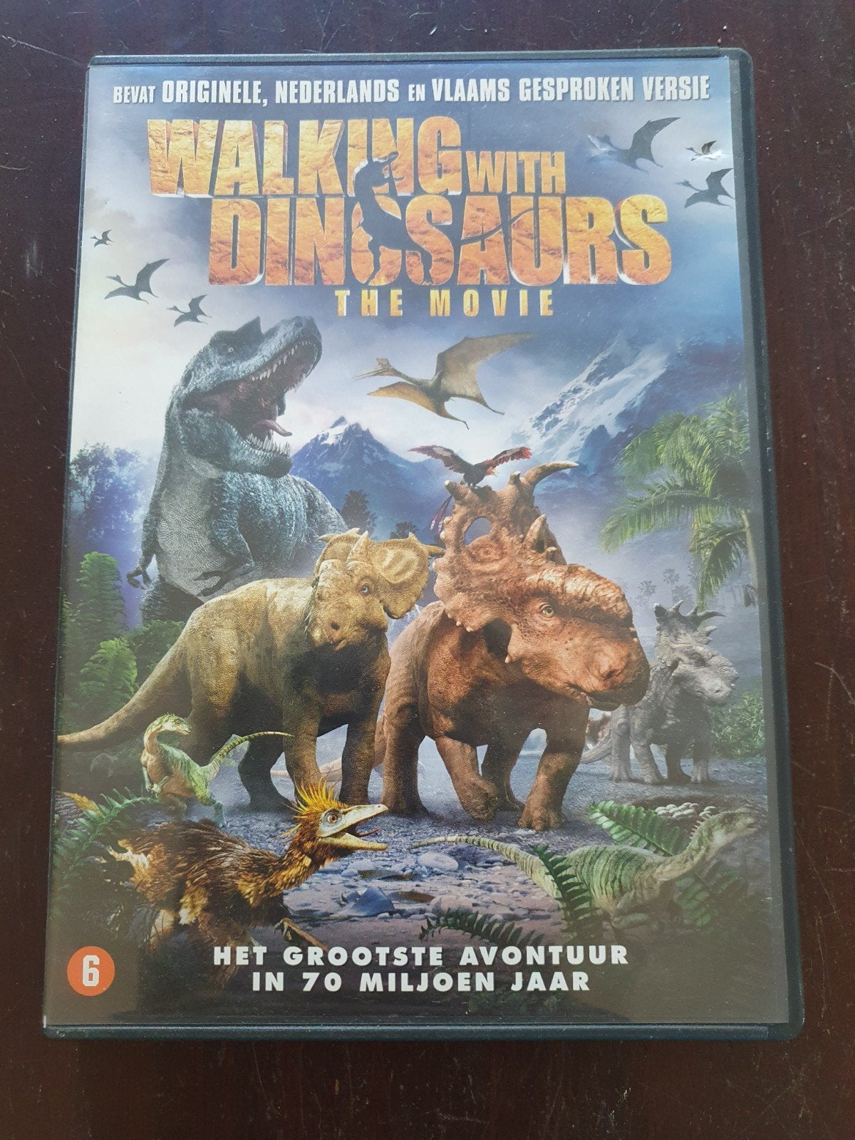 Dvd 'Walking with dinosaurs' the movie!, Gebruikt, Animatie, Amerikaans, Nederlands