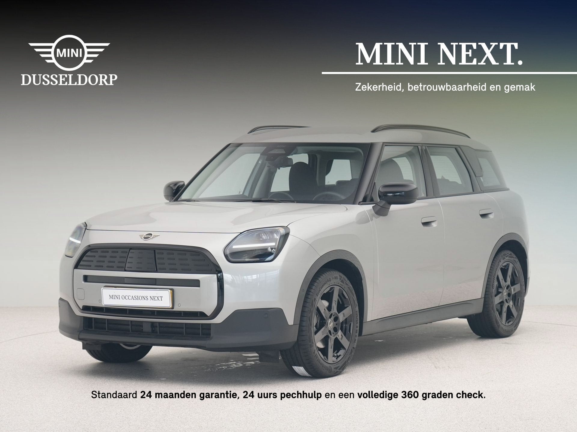 MINI Countryman E Essential Accu conditie 100% (bj 2024), Auto's, Dealer onderhouden, Stof, Gebruikt, Countryman