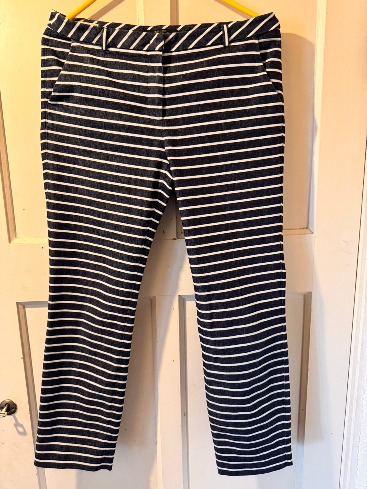 Max Mara weekend spijkerbroek maat 40, Ophalen of Verzenden, Zo goed als nieuw, Blauw, W30 - W32 (confectie 38/40)