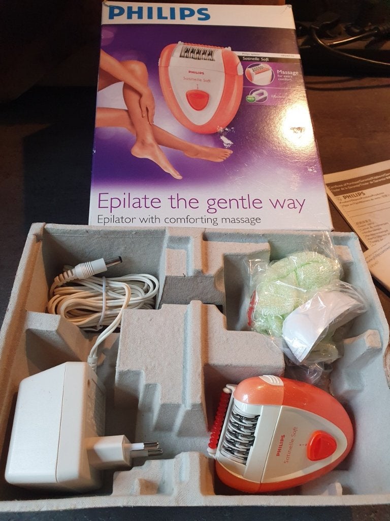 Philips Satinelle Soft Epilator - Zachte Ontharing, Ophalen of Verzenden, Zo goed als nieuw, Overige typen