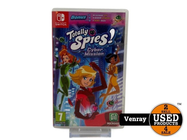 Nintendo switch game: Totally spies cyber mission, Flex Ltd., Zo goed als nieuw, https://flex.com/contact-us, Nobelstraat 10, 5807 GA Oostrum LB, Limburg, Nederland