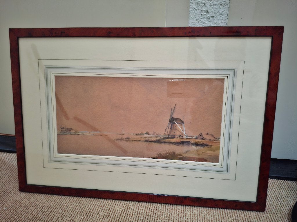 M de Jongere Aquarel Rottemeren, Antiek en Kunst, Verzenden