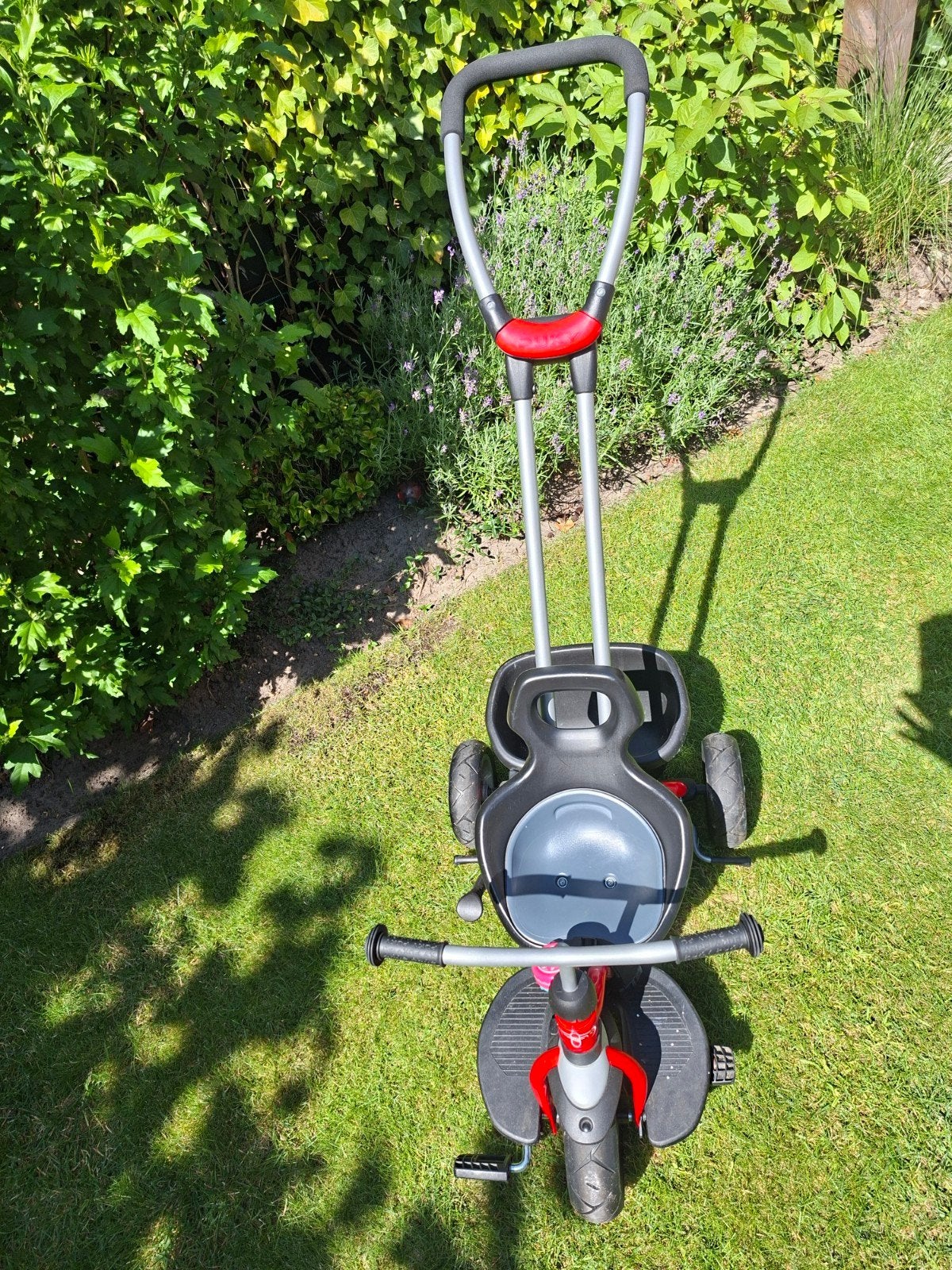 Puky driewieler met duwstang - rood/grijs, Ophalen, Gebruikt, Overige typen