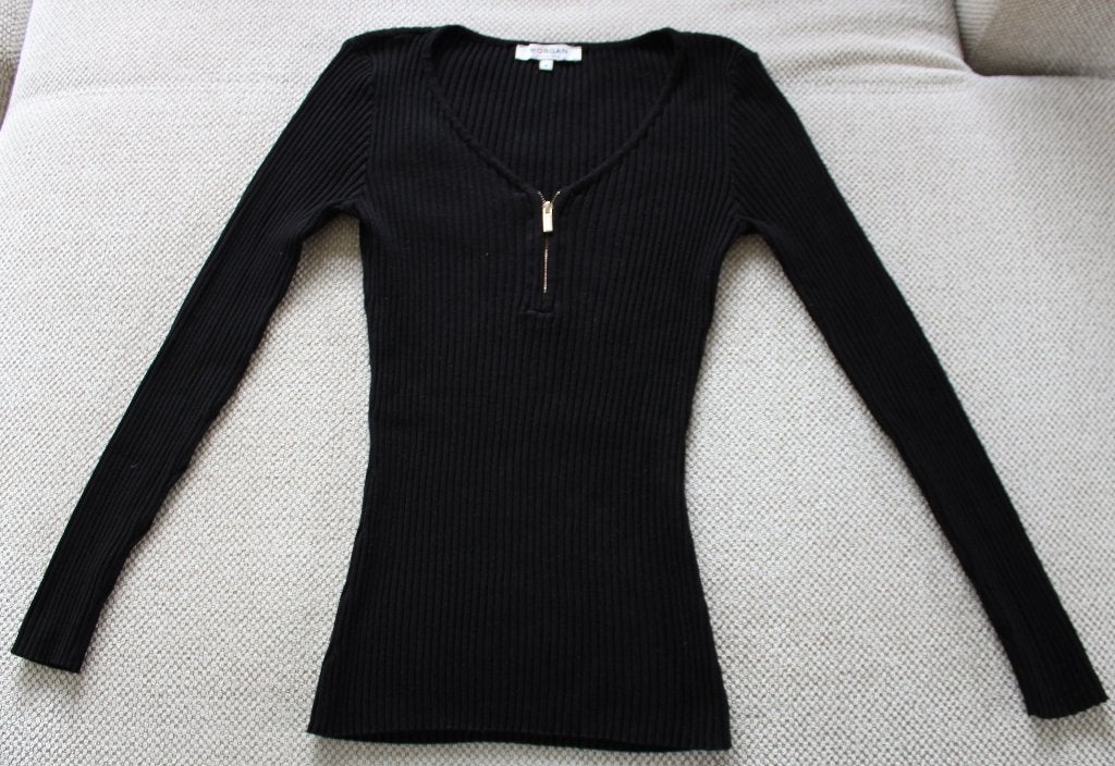 Trui van Morgan maat S, Kleding | Dames, Zwart, Maat 36 (S), Gedragen, Morgan