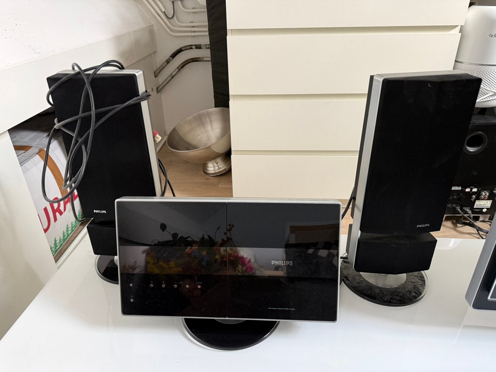 Philips SW6600/12 home cinema / surround set compleet, Ophalen, Philips, 70 watt of meer, Zo goed als nieuw