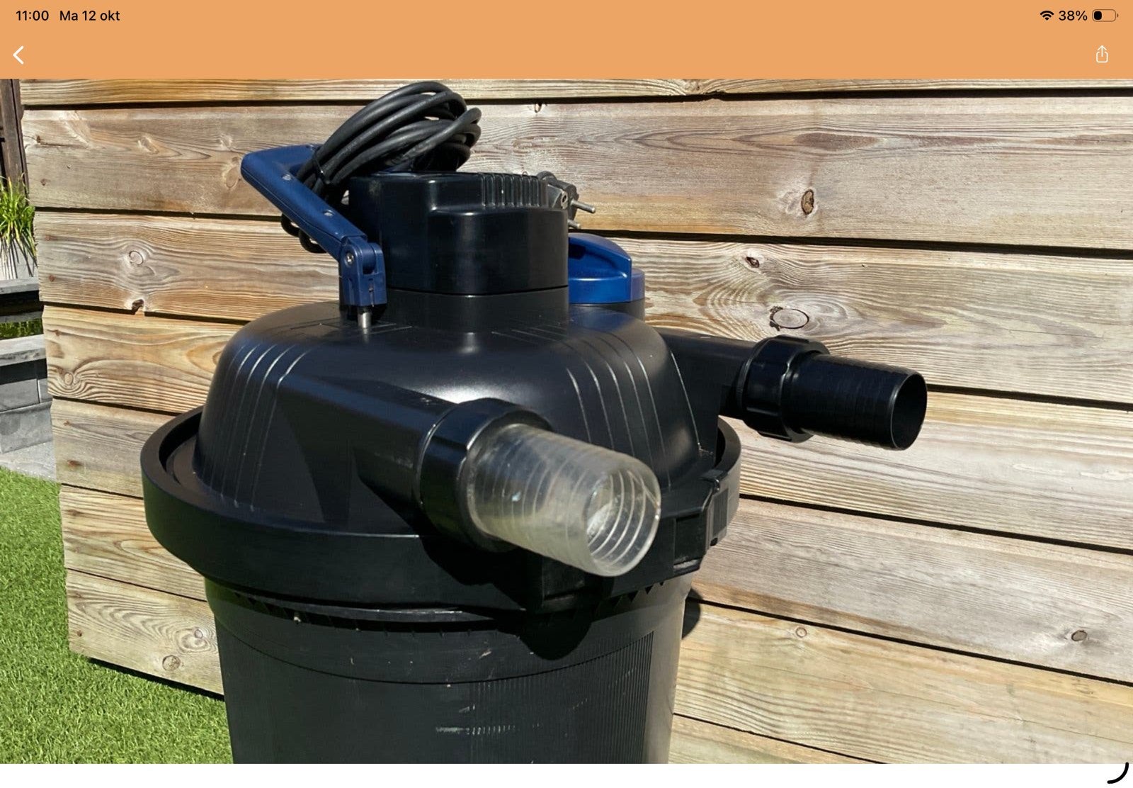 Oase drukfilter 20000 liter met 36 watt uv lamp, Ophalen of Verzenden, Zo goed als nieuw, Vijverfilter