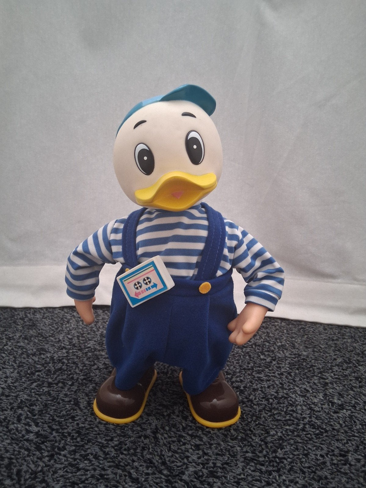 Donald duck danst met muziek vintage jaren 80 speelgoed, Ophalen of Verzenden, Gebruikt, Overige typen