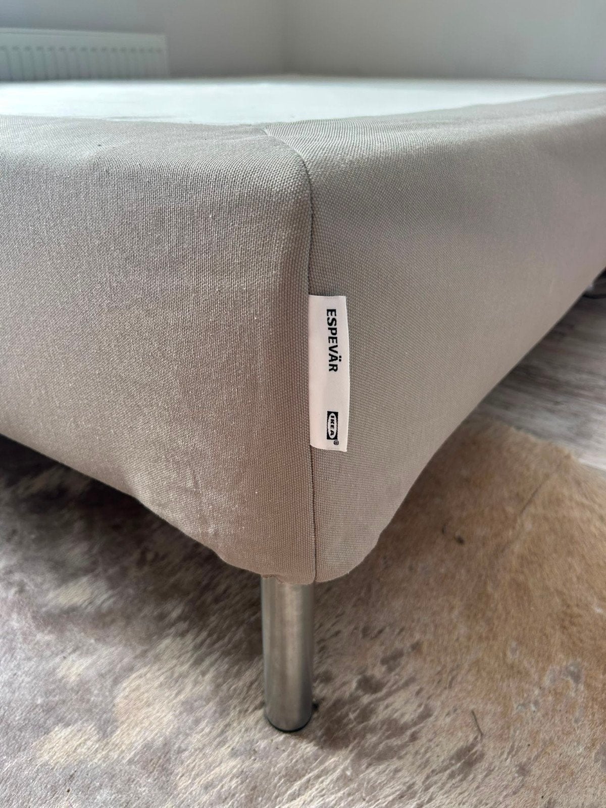 Tweepersoonsbed IKEA Espevär bed 140x200 cm, Ophalen, Tweepersoons, 140 cm, Zo goed als nieuw