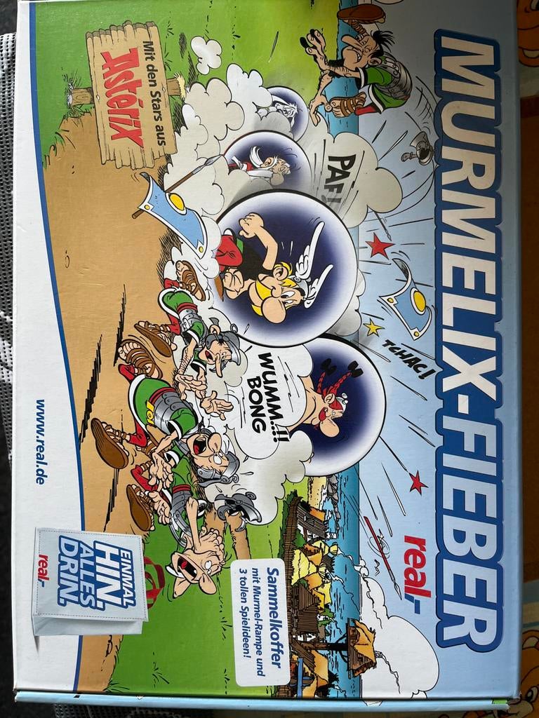 Asterix Murmelix-Fieber knikker spel - Real, Hobby en Vrije tijd, Gezelschapsspellen | Bordspellen, Een of twee spelers, Ophalen of Verzenden