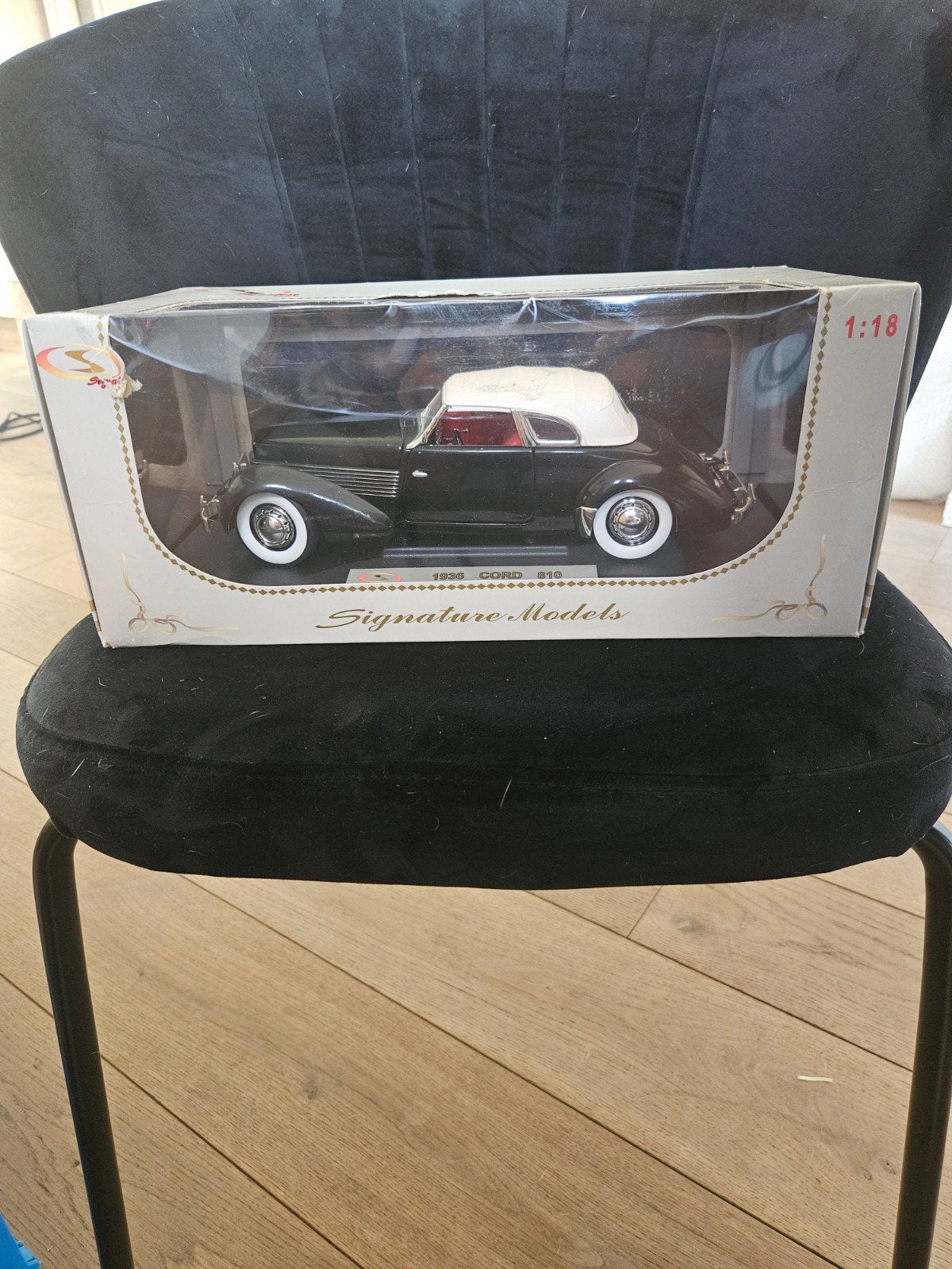 Signature Models 1936 Cord 810 Schaalmodel Auto 1:18, Ophalen of Verzenden, Zo goed als nieuw, Overige merken