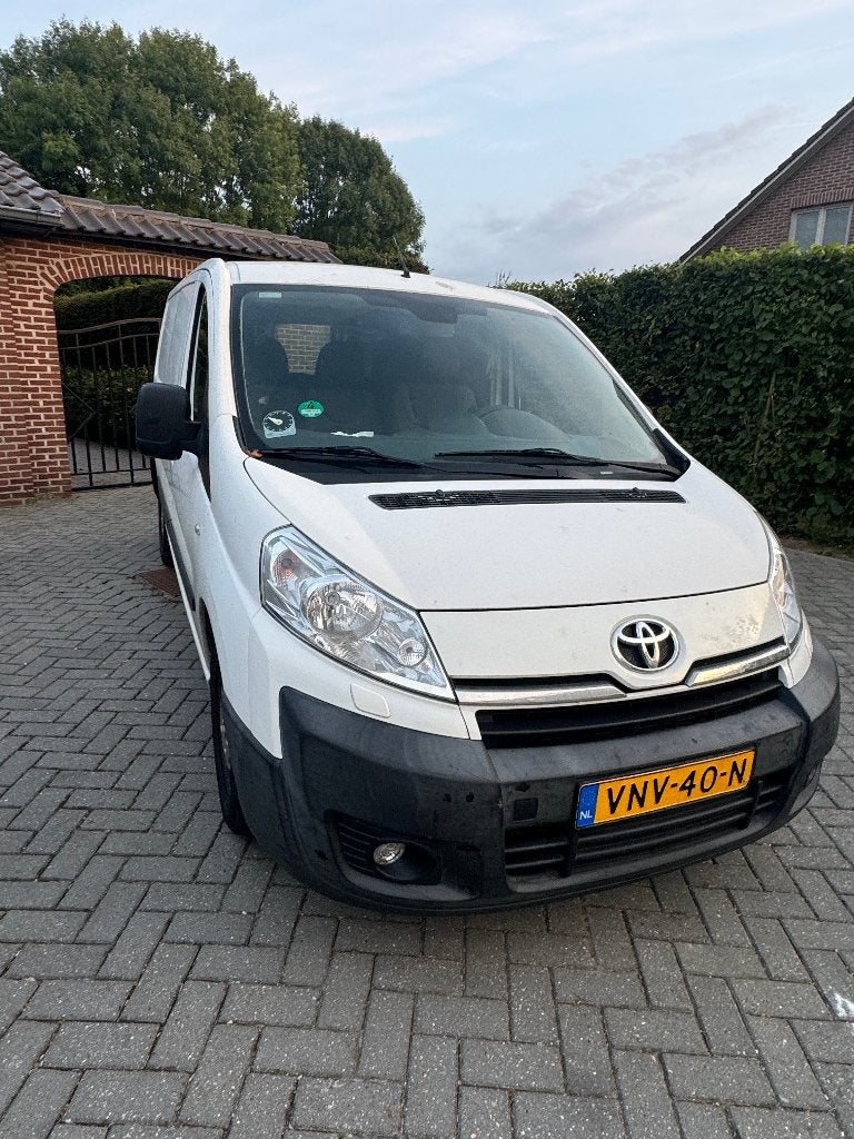 Toyota Proace 2014 Wit Automaat, Auto's, Automaat, Euro 5, Stof, 1719 kg