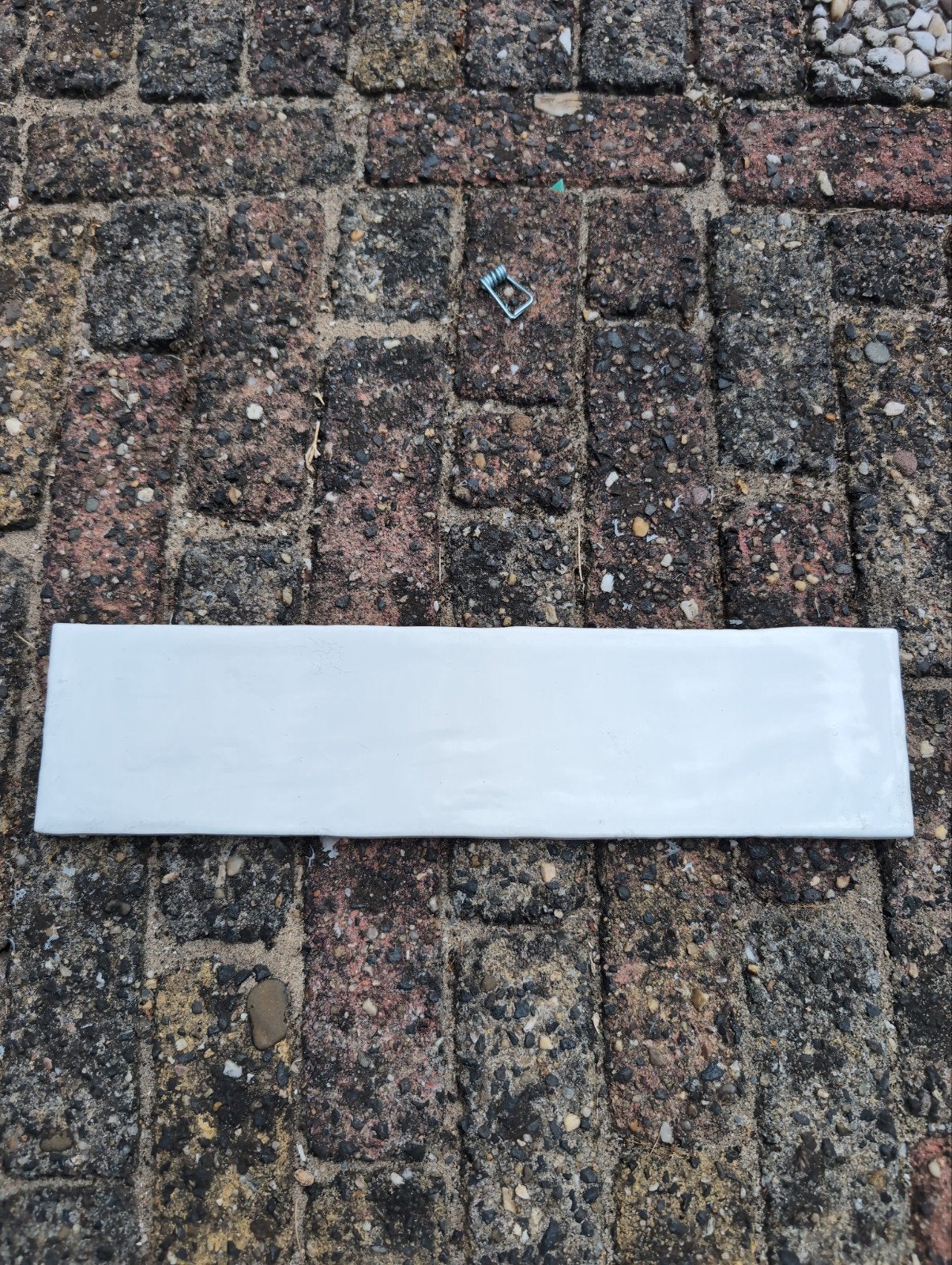 Masia Blanco Glans Spaanse Tegels 7.5x30 cm (29 stuks), Ophalen, Overige materialen, Wandtegels, Nieuw