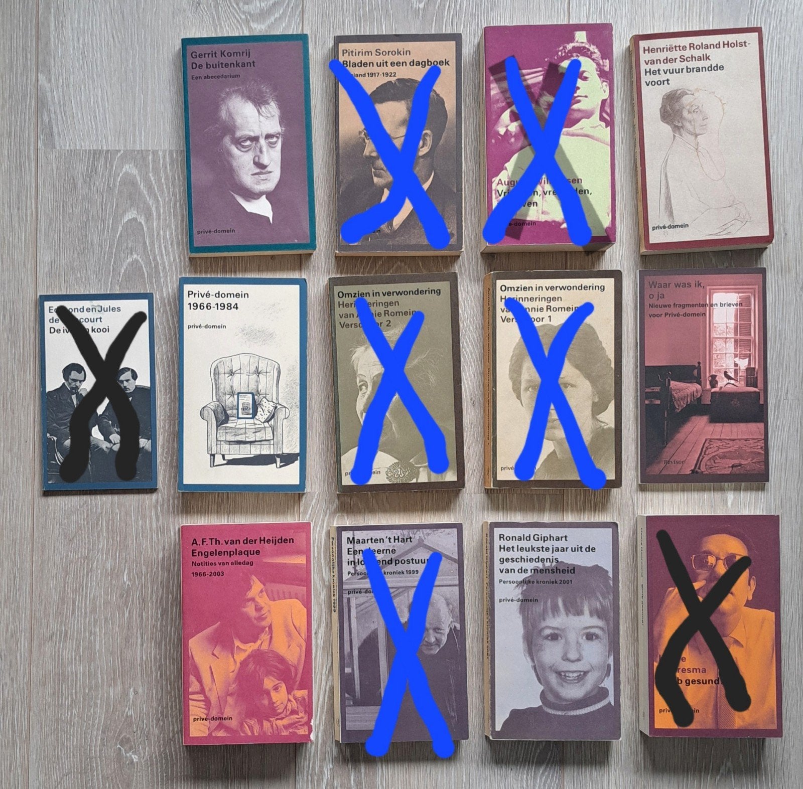 6x Privë-domein van diverse auteurs - €4,50.- per stuk, Ophalen of Verzenden, Nieuw, Diverse auteurs, Nederland