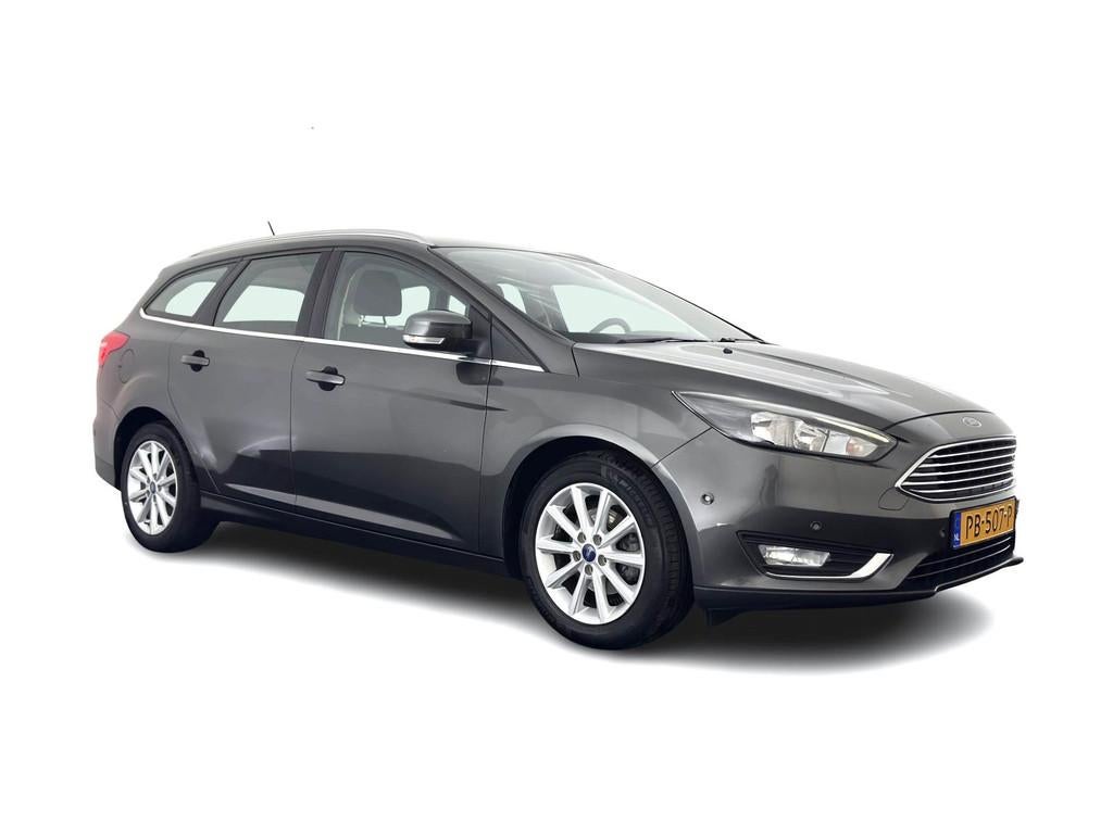 Ford FOCUS Wagon 1.5 TDCI Titanium *NAVI-FULLMAP | KEYLESS |, Stof, Gebruikt, 4 cilinders, Origineel Nederlands