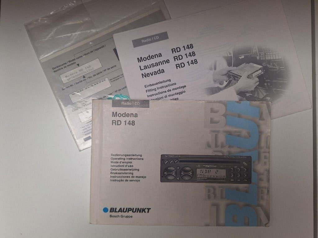 Blaupunkt autoradio CD speler Modena RD 148, Auto diversen, Ophalen of Verzenden, Gebruikt