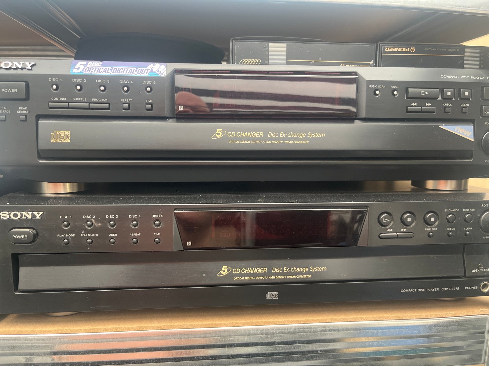 Sony CD-wisselaar (CDP-CE345 & CDP-CE375), Ophalen of Verzenden, Gebruikt, Sony, Wisselaar