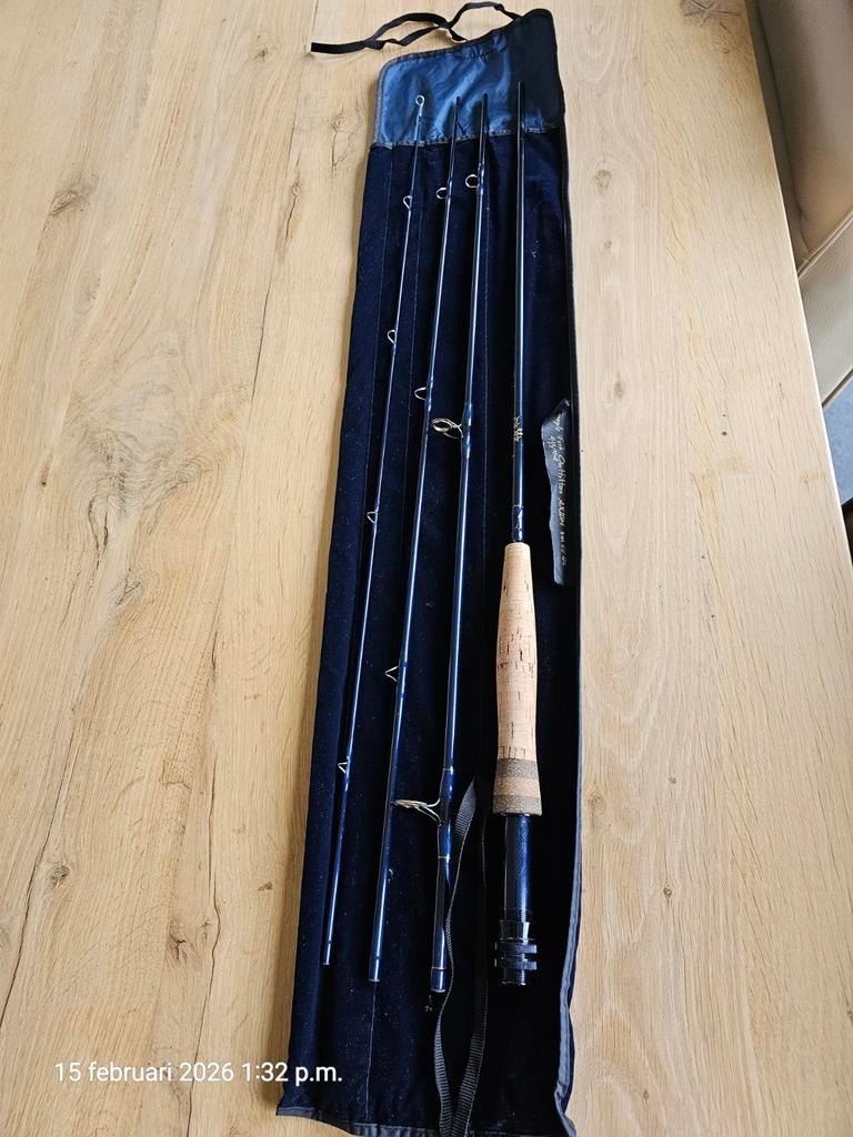 TFO Axiom vlieghengel 9ft#5 in perfecte staat., Ophalen of Verzenden, Zo goed als nieuw, Werphengel