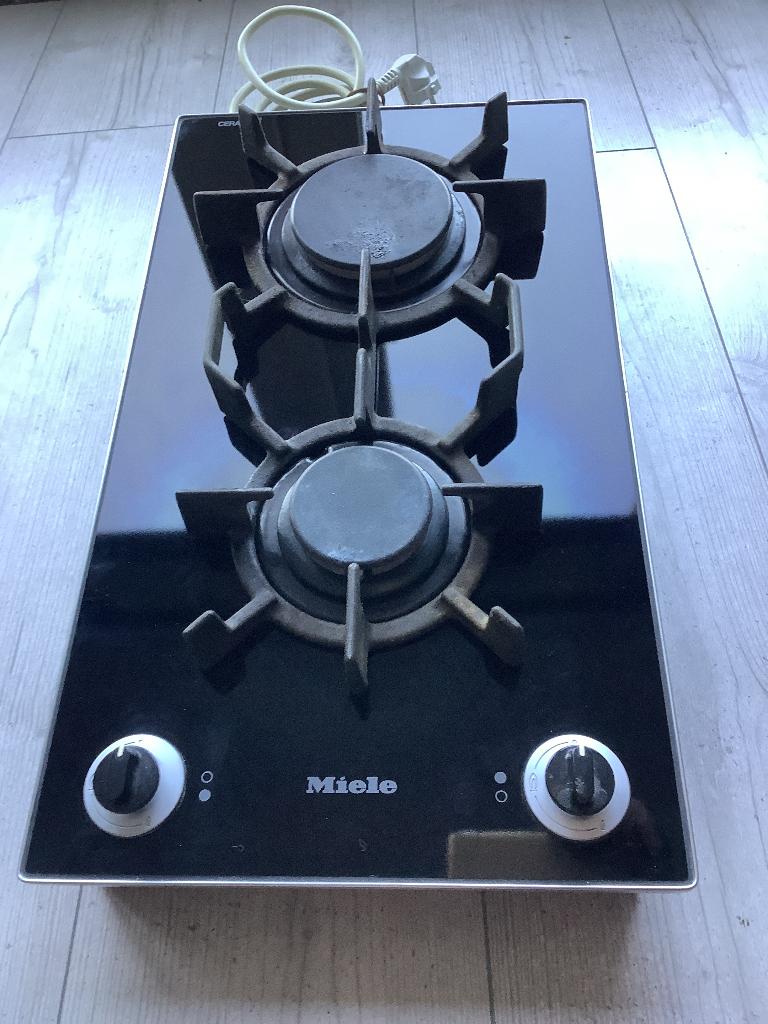 Miele 2- Pits Kookplaat, Witgoed en Apparatuur, Kookplaten, Ophalen, Gebruikt, 3 kookzones of minder, Inbouw