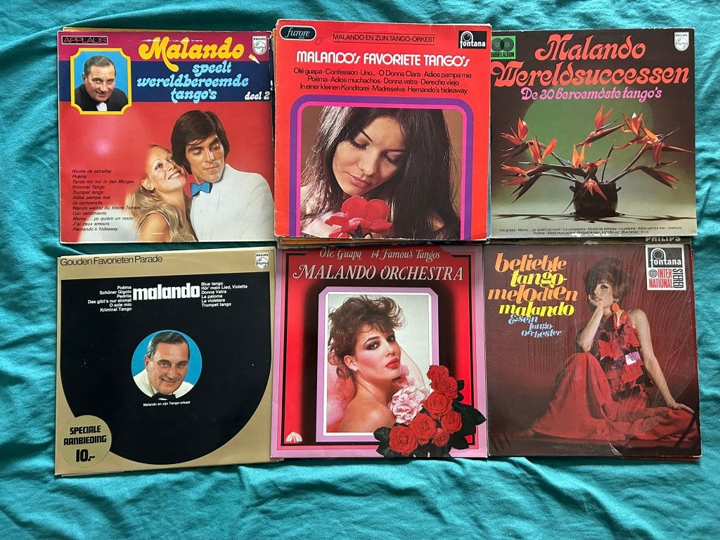 13 LP's Malando (ook per stuk te koop), LP, Gebruikt, Pop, Ophalen of Verzenden