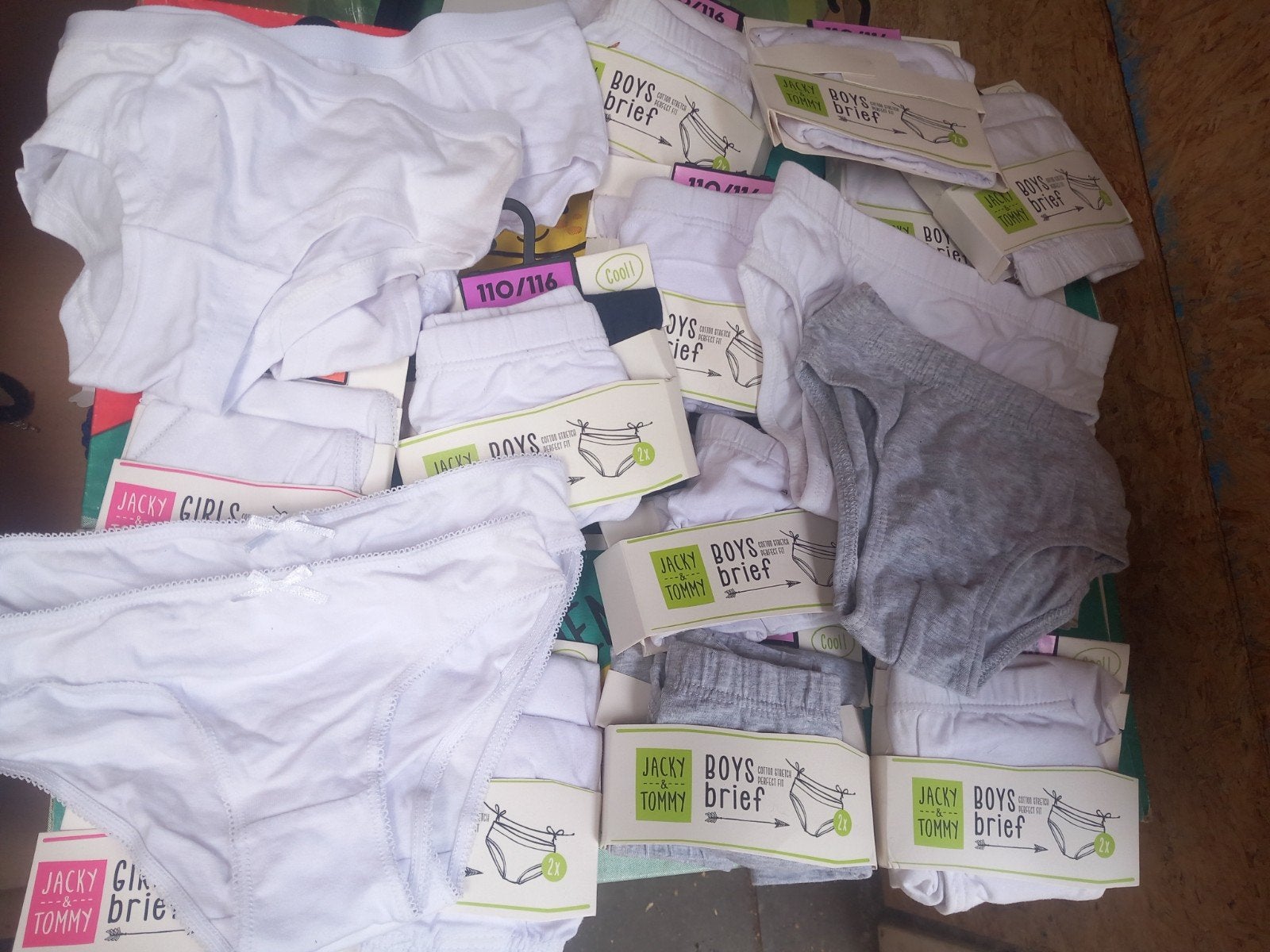 100% katoenen Kinderondergoed meisje/jongen kids 20 stuks!!, Ophalen of Verzenden, Nieuw