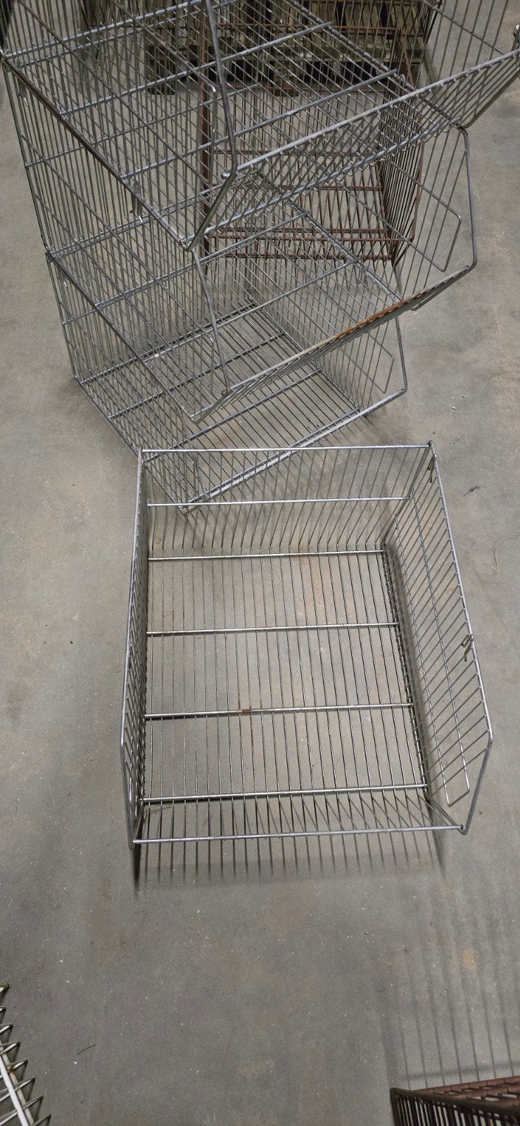 Metalen draadmanden, diverse. Gaasmanden / stortmanden staal, Ophalen, Gebruikt, 40 tot 60 cm, Overige typen