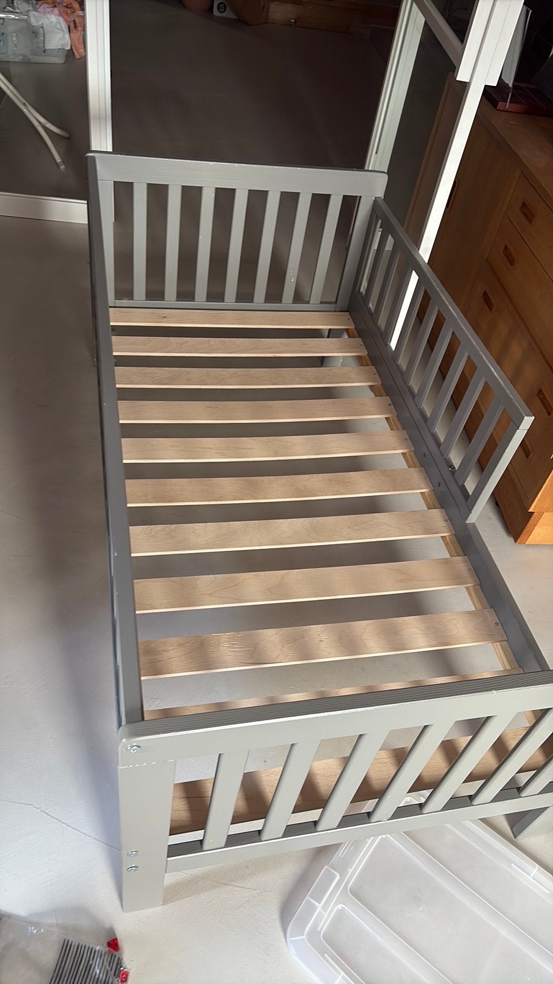 Kinderbed, Gebruikt, 70 tot 85 cm, Lattenbodem, 140 tot 160 cm