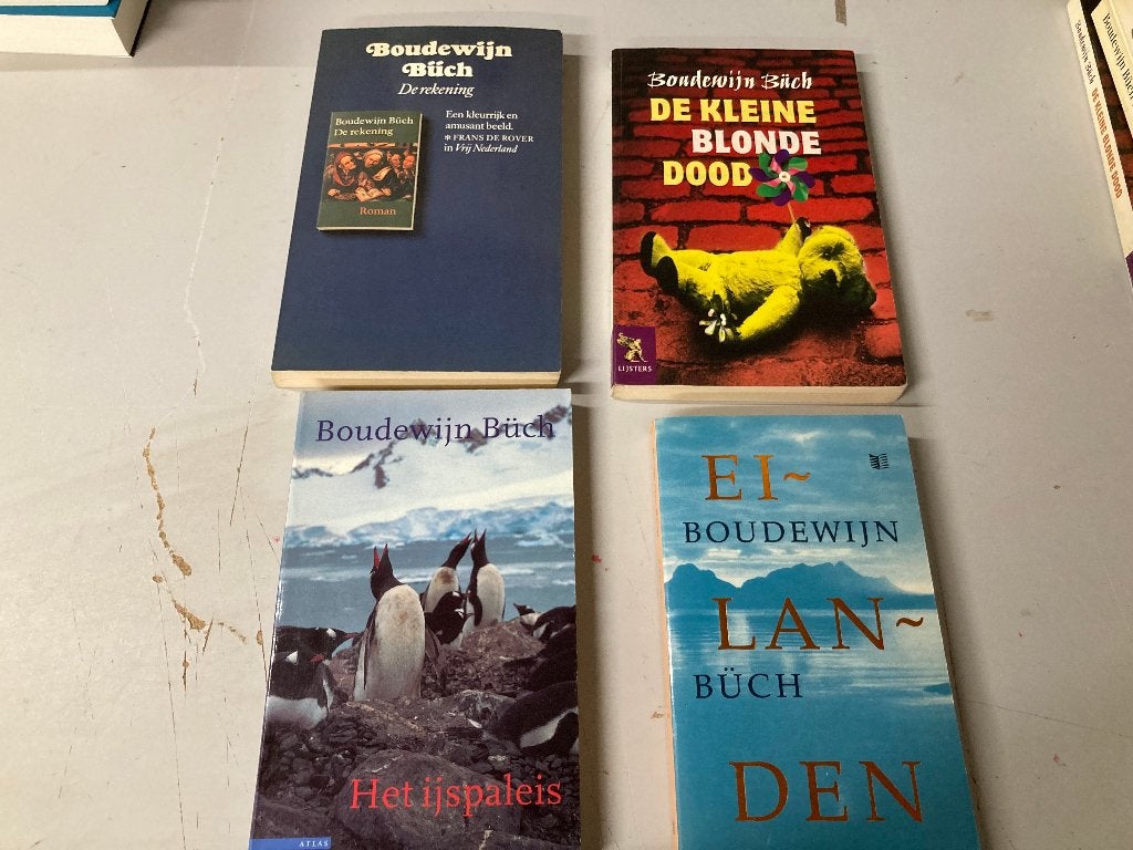 T.K. nog 6 boeken van Boudewijn Buch Zie actuele lijst, Boeken, Ophalen of Verzenden, Gelezen, Boudewijn Büch, Nederland