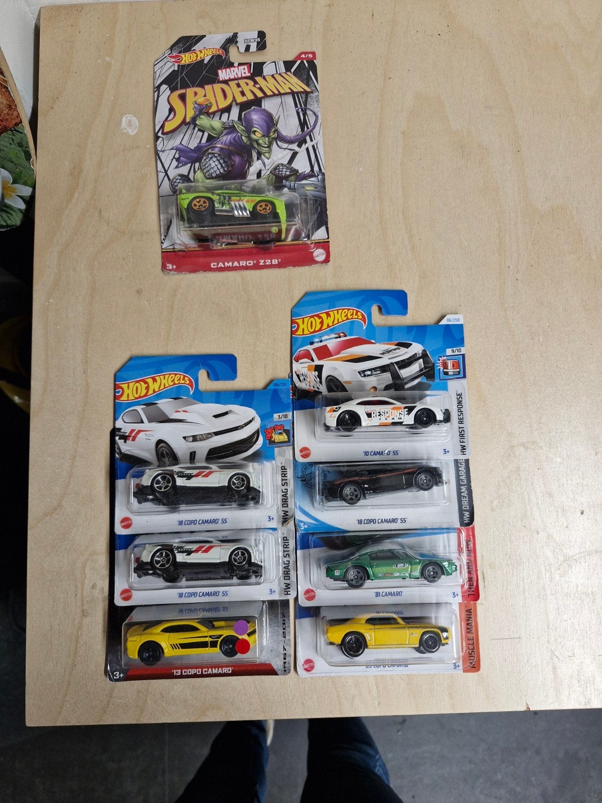 Hot Wheels Camaro Collectie - 8 stuks, 1:50 of kleiner, Auto, Nieuw, Ophalen