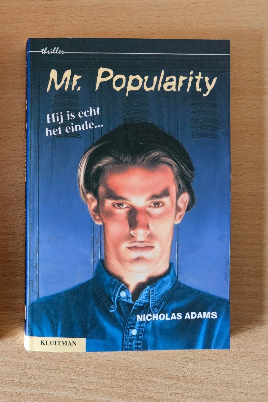 Mr. Popularity van Nicholas Adams Kluitman thriller, Gelezen, Nicholas Adams, Ophalen of Verzenden, Fictie