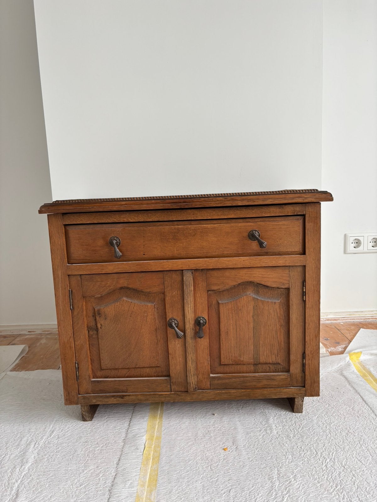 Hal kastje vintage, Ophalen, Zo goed als nieuw, 25 tot 50 cm, 50 tot 100 cm