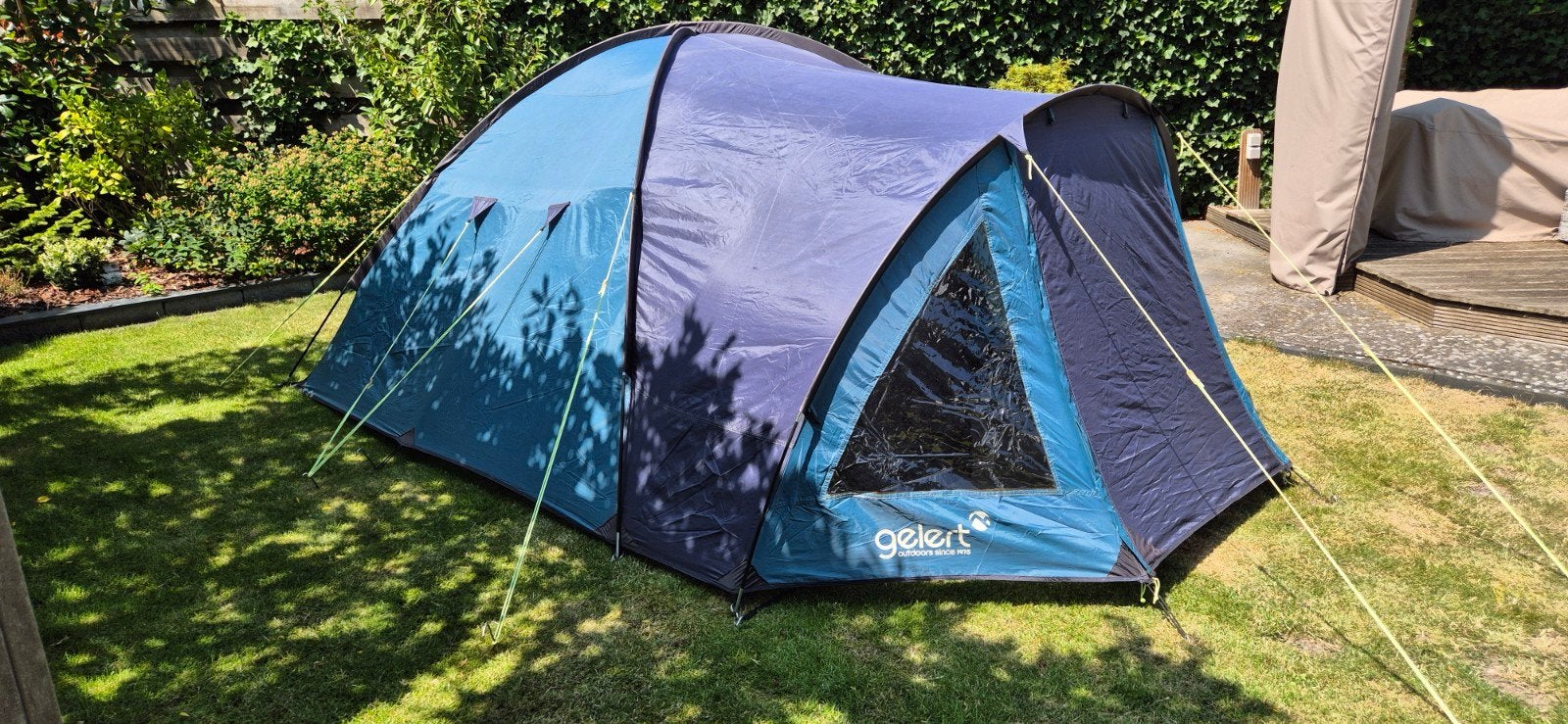 Gelert Tornado 4 - Ruime koepeltent voor 3-4 personen, Ophalen of Verzenden, Gebruikt, Tot en met 4