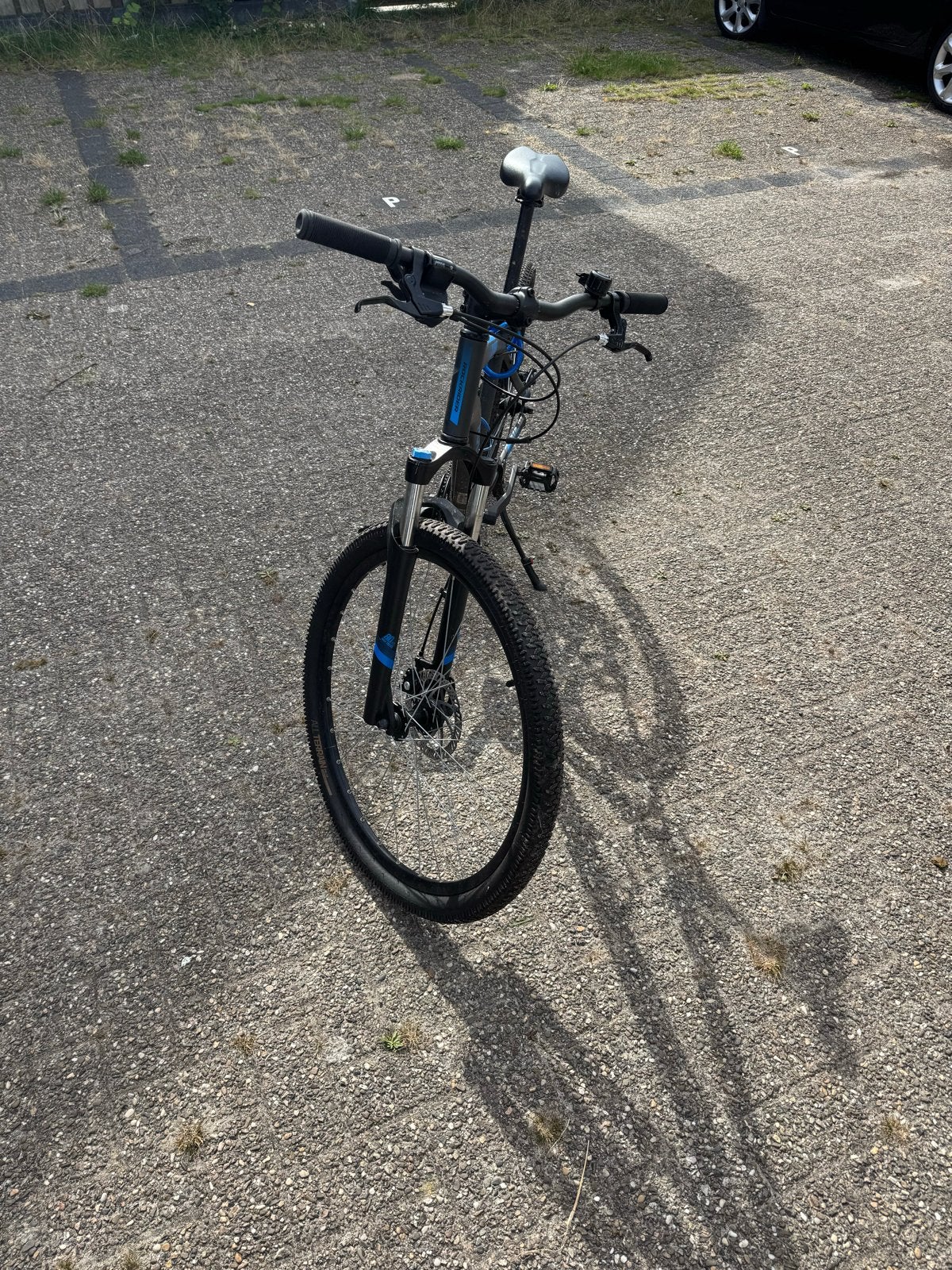Rockrider mountainbike - Zo goed als nieuw, Vering, Zo goed als nieuw, Schijfrem, Ophalen