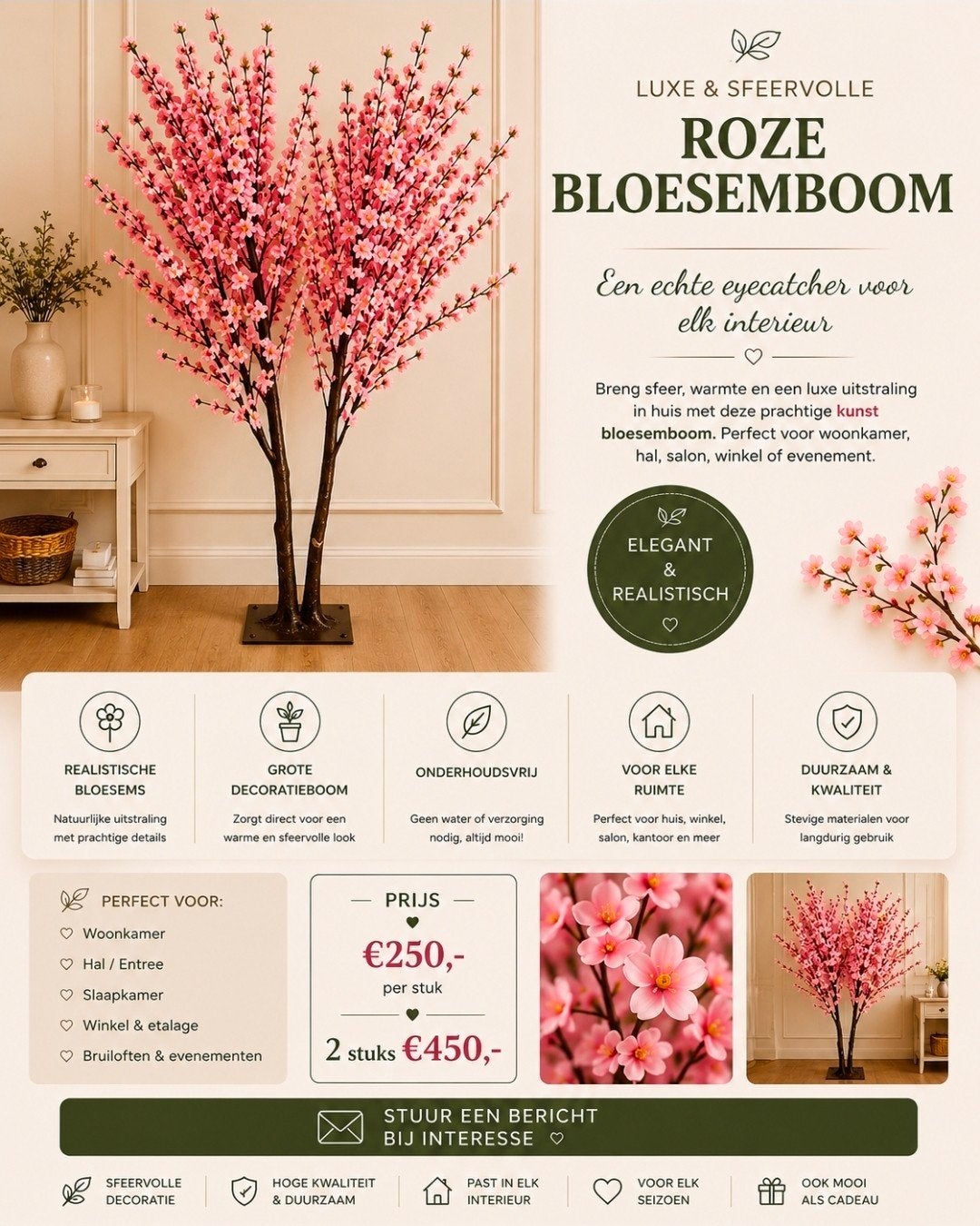 Mooie porseleinen deurknoppen met een tijdloze en elegante u, Ophalen of Verzenden, Interieur en Design