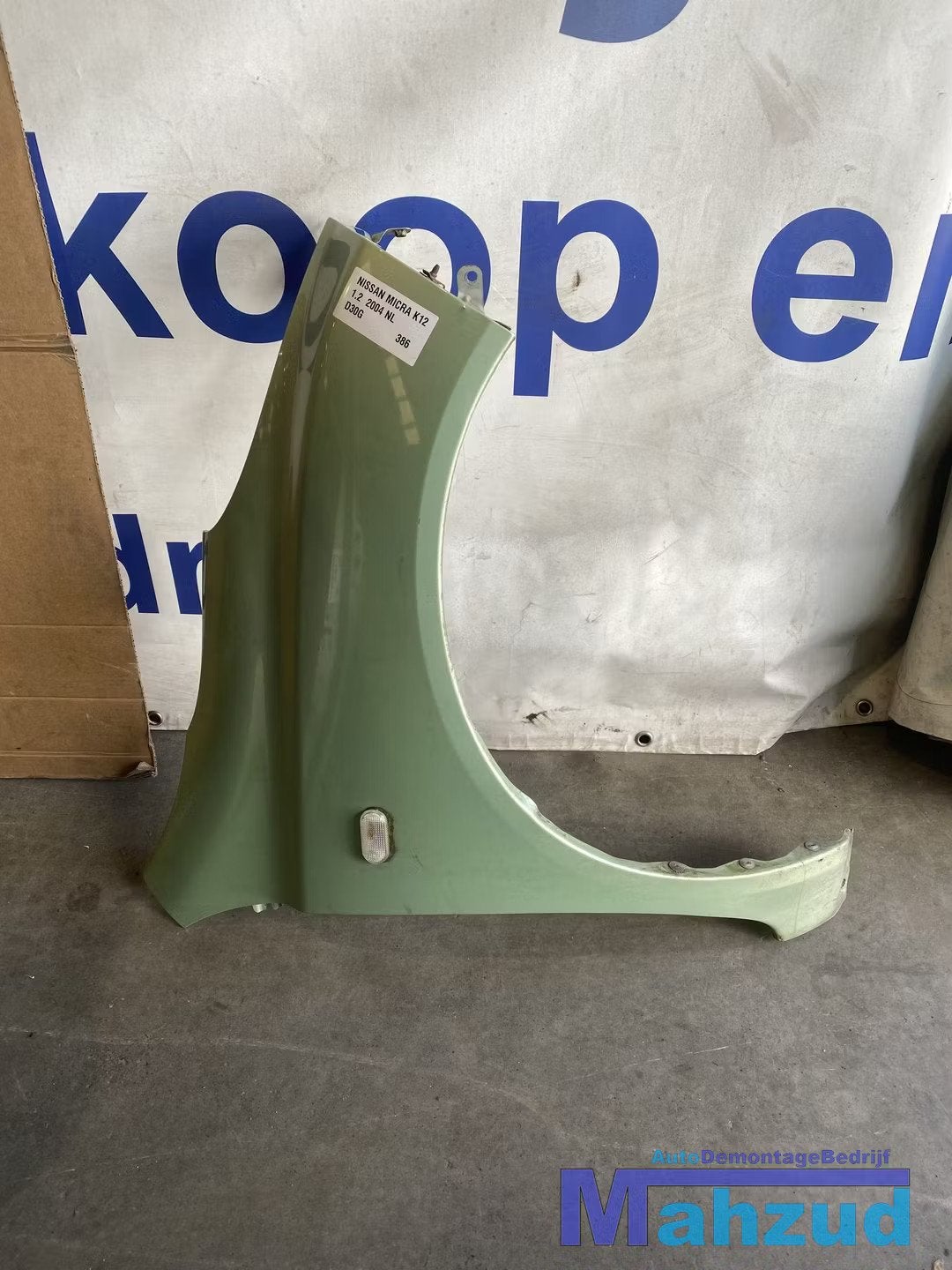NISSAN MICRA 3 K12 Groen D30G rechts scherm voorscherm 2003-, Takashima 1-chome 1-1
220-8686  Yokohama, Ophalen of Verzenden, NISSAN_SR@mail.nissan.co.jp