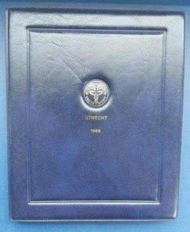 Munten NL 1988 Proofset Blauwe Verpakking 09-09, Postzegels en Munten, Ophalen of Verzenden, Koningin Beatrix, Overige waardes