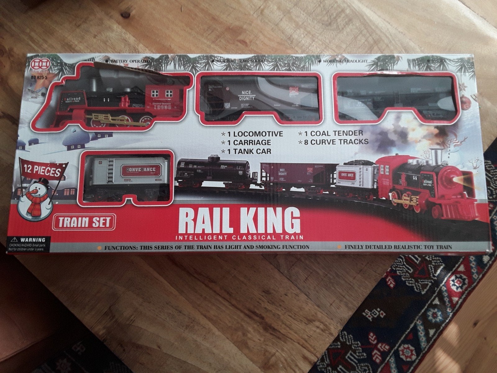 Kerst trein, Diversen, Ophalen