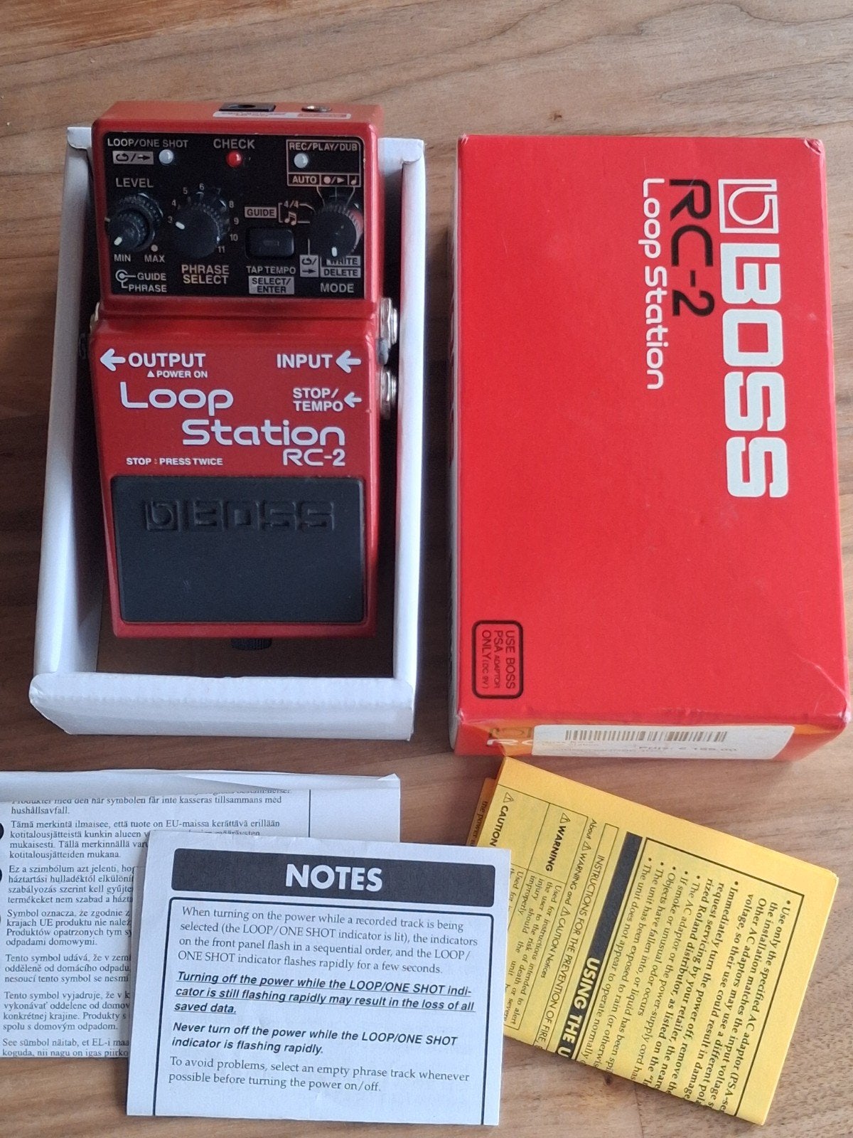 Boss RC-2 Loop Station - Compacte Looper Pedaal - in doos, Ophalen of Verzenden, Zo goed als nieuw, Overige typen