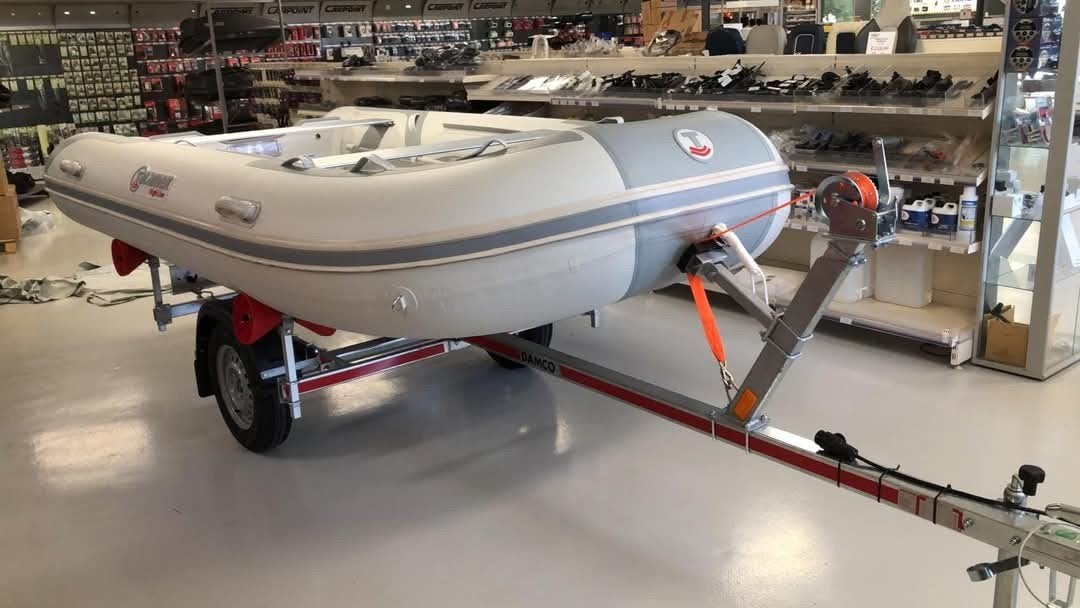 Talamex 400 Highline HLX rubberboot met Damco-trailer, Ophalen, Zo goed als nieuw, Minder dan 6 meter