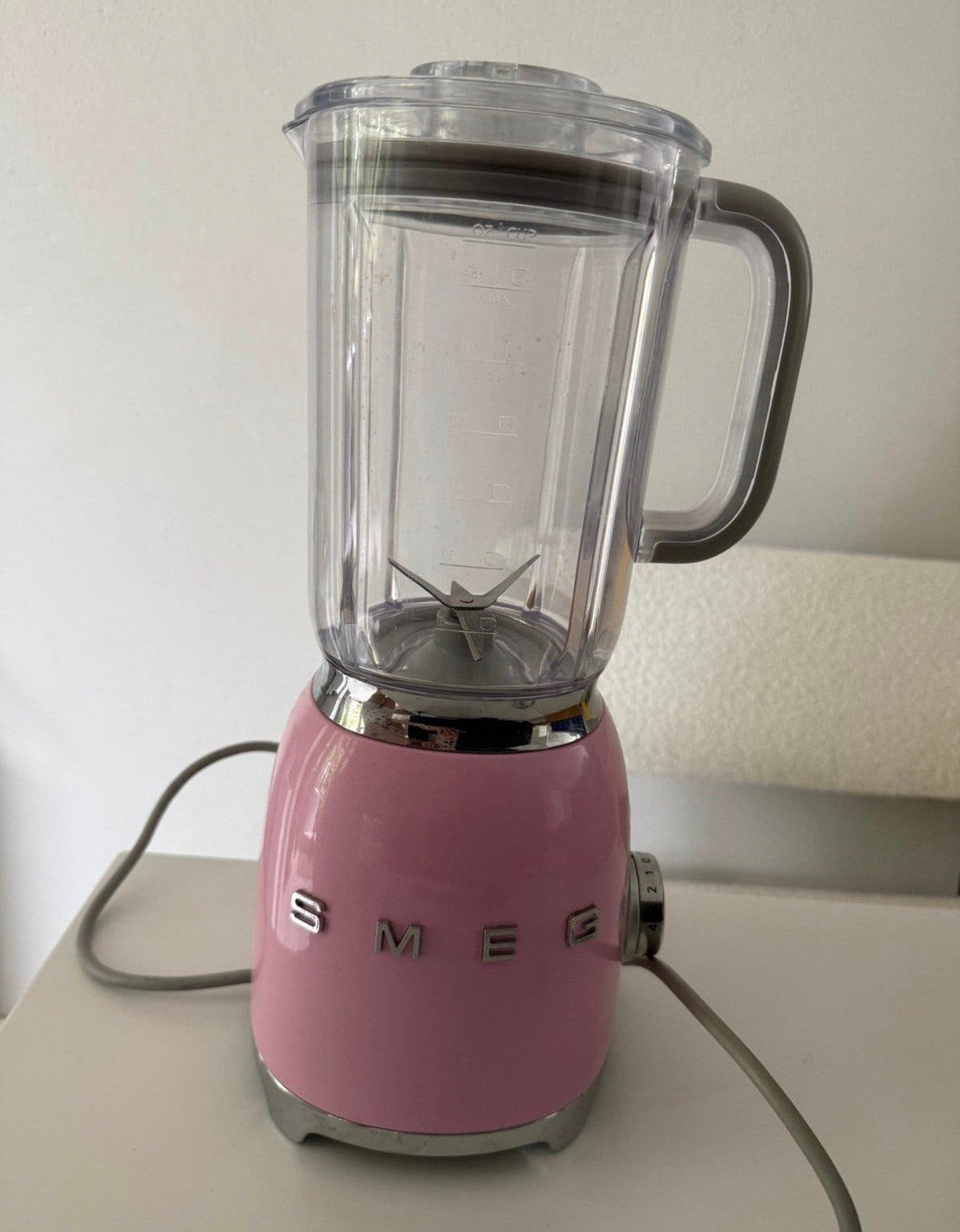 SMEG roze blender STUK, Ophalen of Verzenden, Niet werkend, Blender