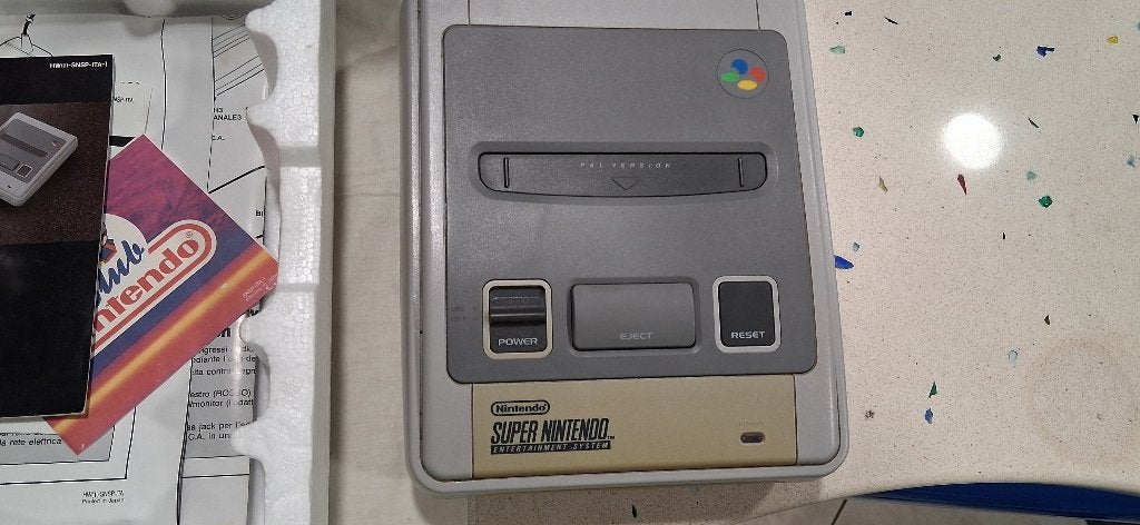 Super Nintendo Console "ALL STARS Bundle", Ophalen of Verzenden, Gebruikt, Met 2 controllers, Met games
