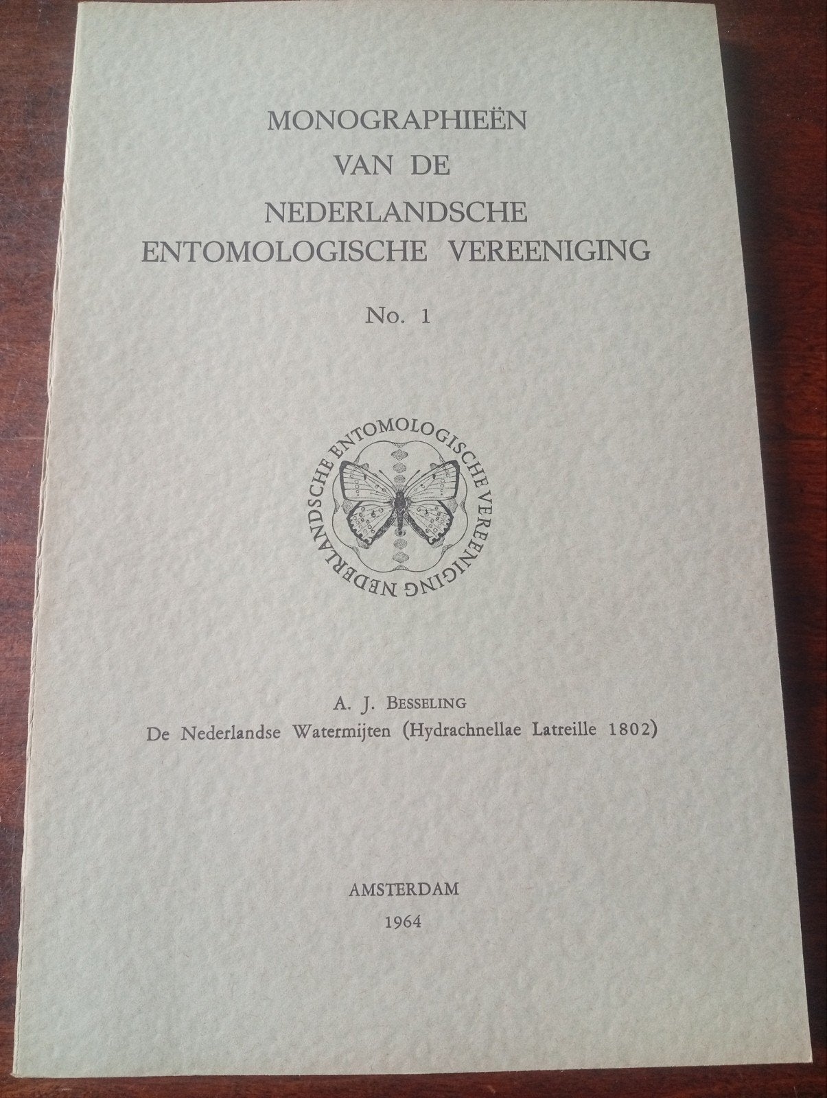 De Nederlandse Watermijten - A.J. Besseling (1964), Ophalen of Verzenden, Zo goed als nieuw, Vogels, A.J. Besseling